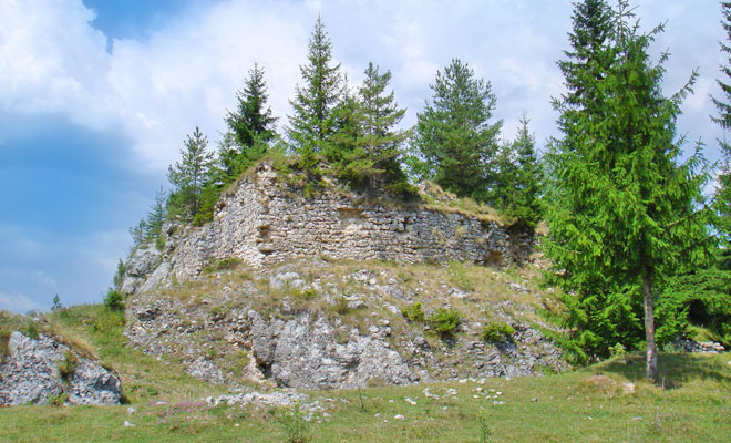 Cetatea Oratia din comuna Dambovicioara - wikimedia